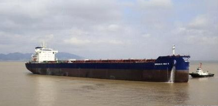 舟山中远海运重工第3艘8.16万吨散货船完成试航任务